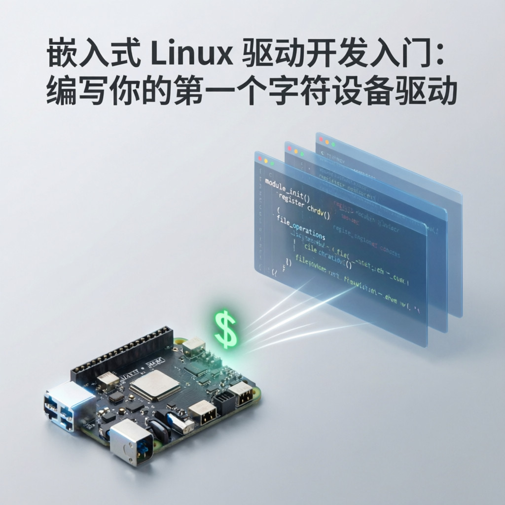 嵌入式 Linux 驱动开发入门：编写你的第一个字符设备驱动