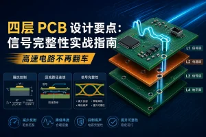 四层 PCB 设计要点：信号完整性实战指南，高速电路不再翻车