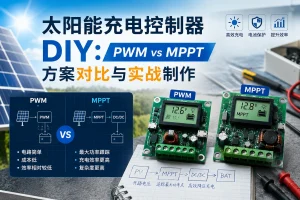 太阳能充电控制器 DIY：PWM vs MPPT 方案对比与实战制作